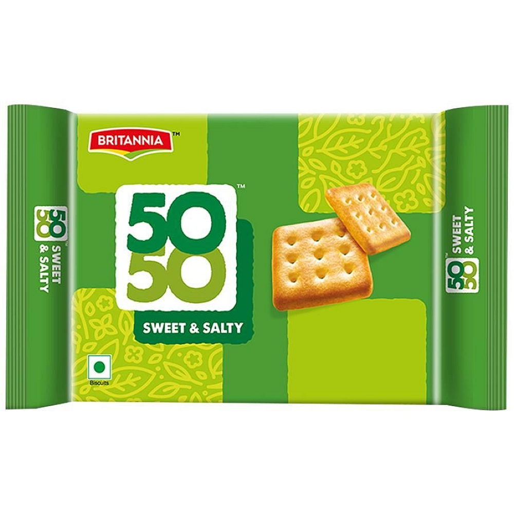 Britannia 50 50 Sweet & Salty Biscuits - 150 g