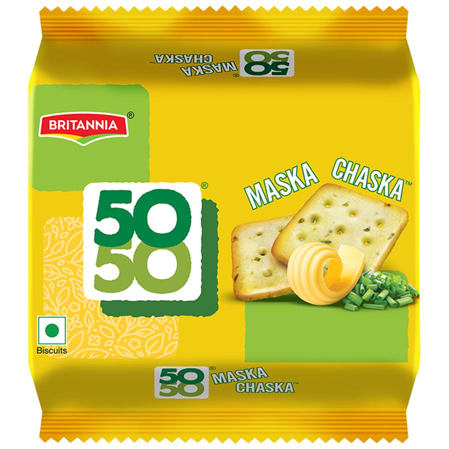 Britannia 50 50 Maska Chaska Biscuit - 105 g