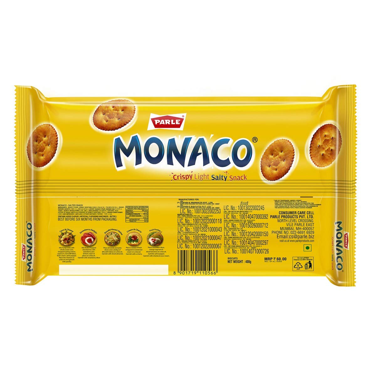 Parle Monaco - 400 g