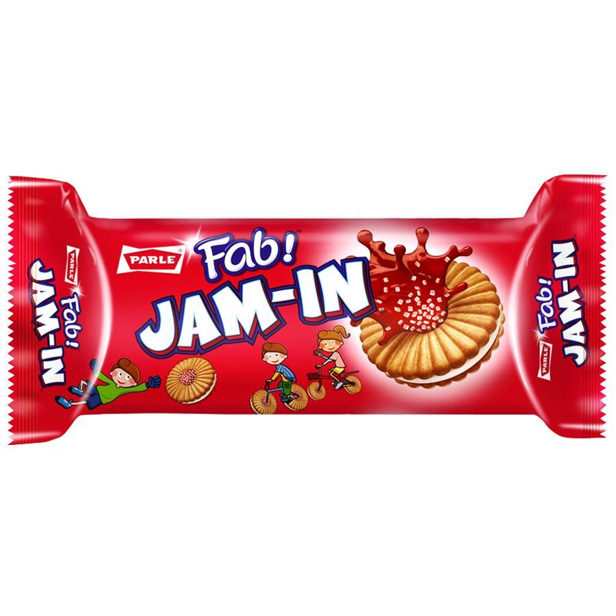 Parle Fab Jam-In Biscuits - 55 g