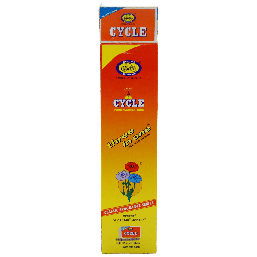 Cycle Three in One Agarbatti - 80 Sticks - 97 g