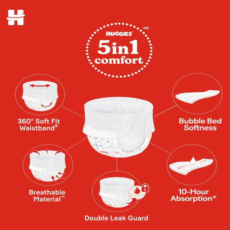 Huggies Wonder Pants Diapers - S - (4 - 8 kg) - 10 pcs
