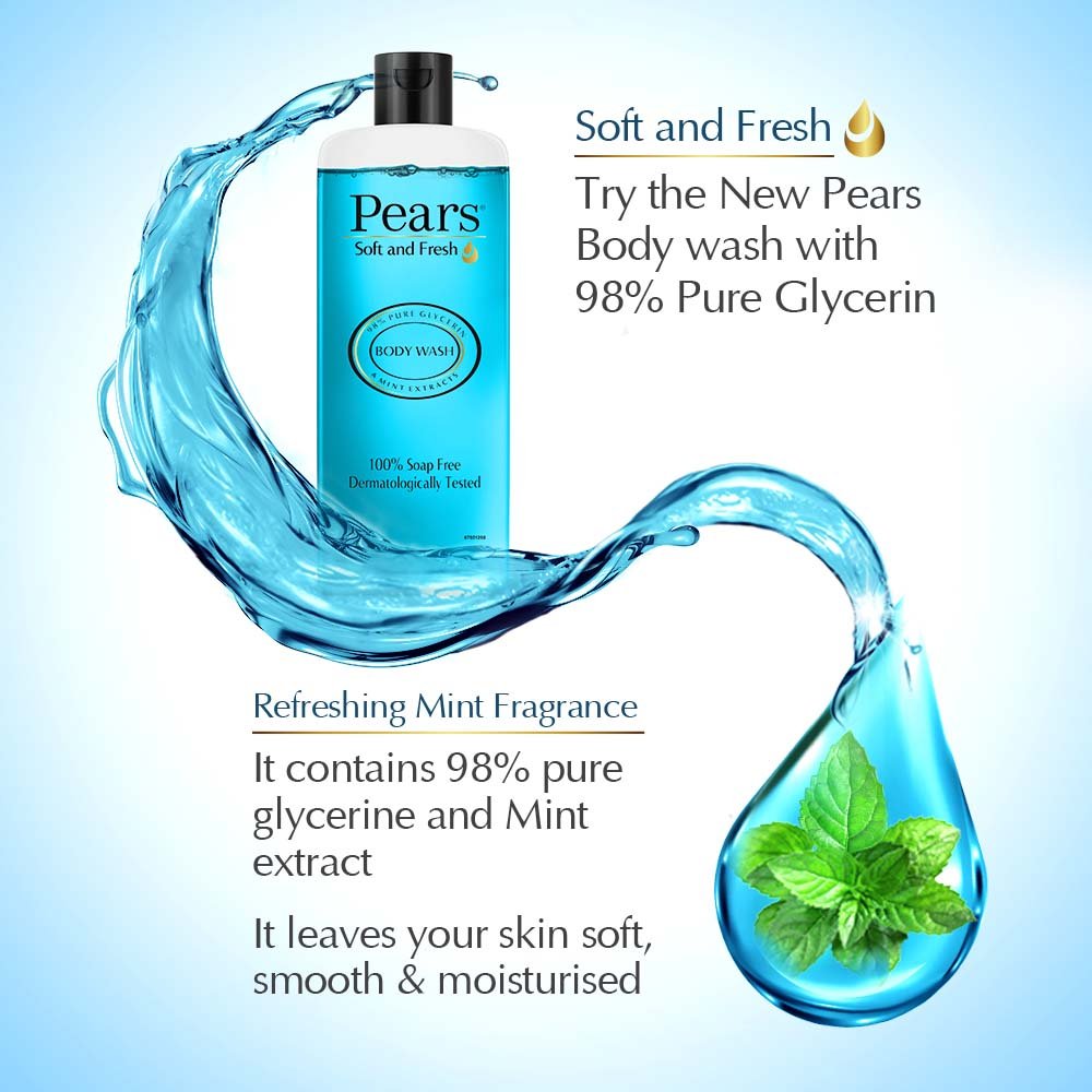 Pears Shower Gel - Soft & Fresh - 250 ml
