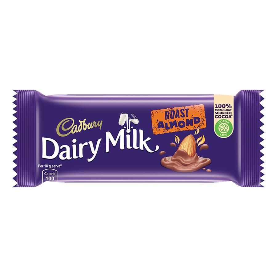 Cadbury Dairy Milk Roast Almond Chocolate - 36 g