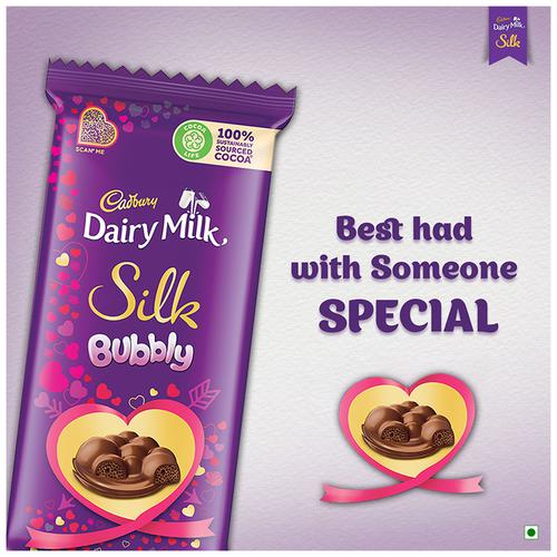 Cadbury Dairy Milk Silk Bubbly Chocolate - 50 g