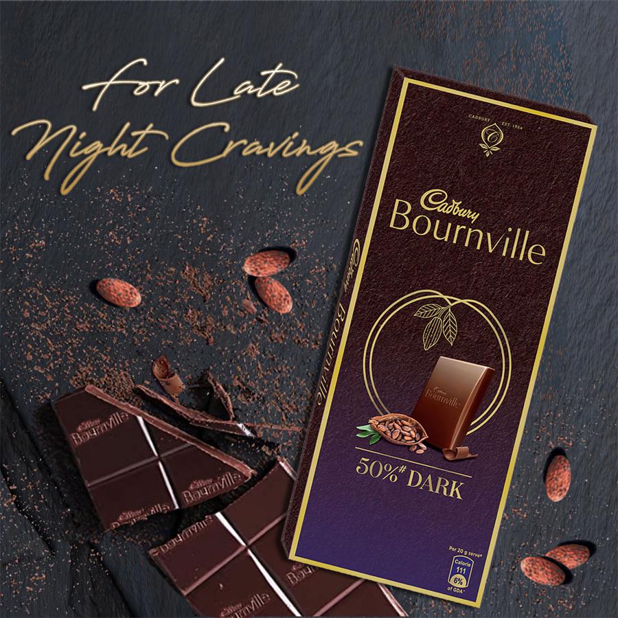 Cadbury Bournville Dark Chocolate - 80 g