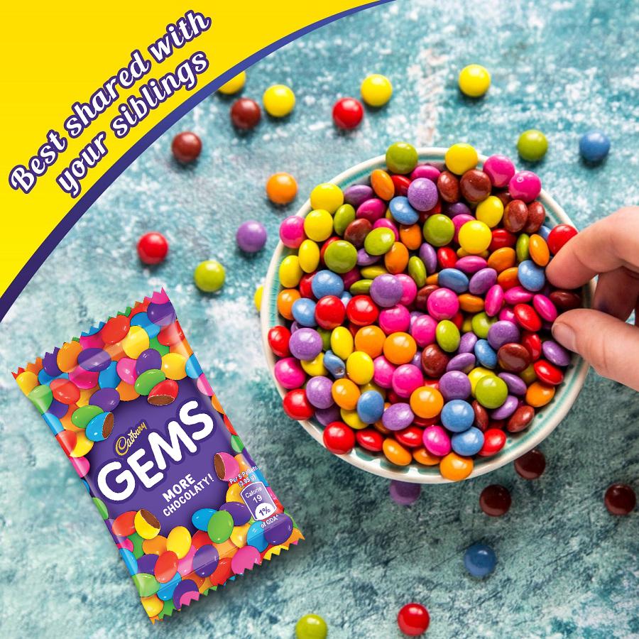 Cadbury Gems Chocolate - 7.9 g