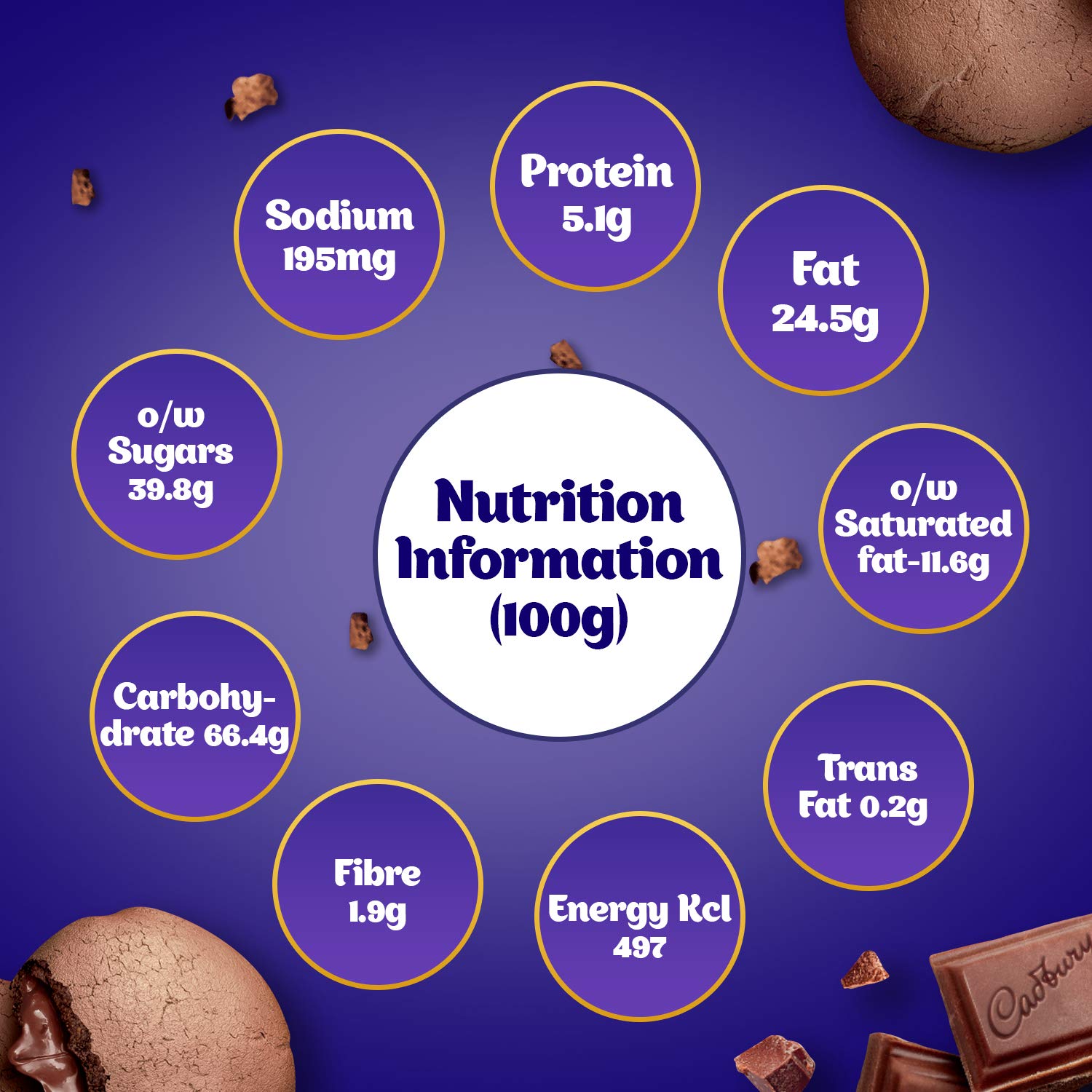 Cadbury Chocobakes Choc Filled Cookies - 150 g