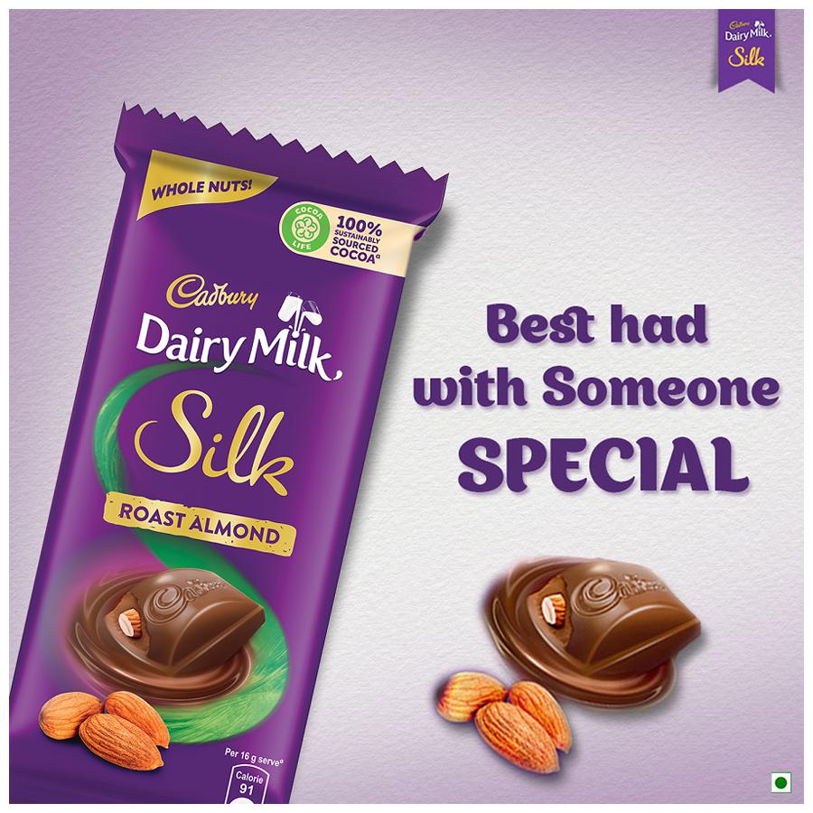 Cadbury Dairy Milk Silk - Roast Almond Chocolate - 58 g
