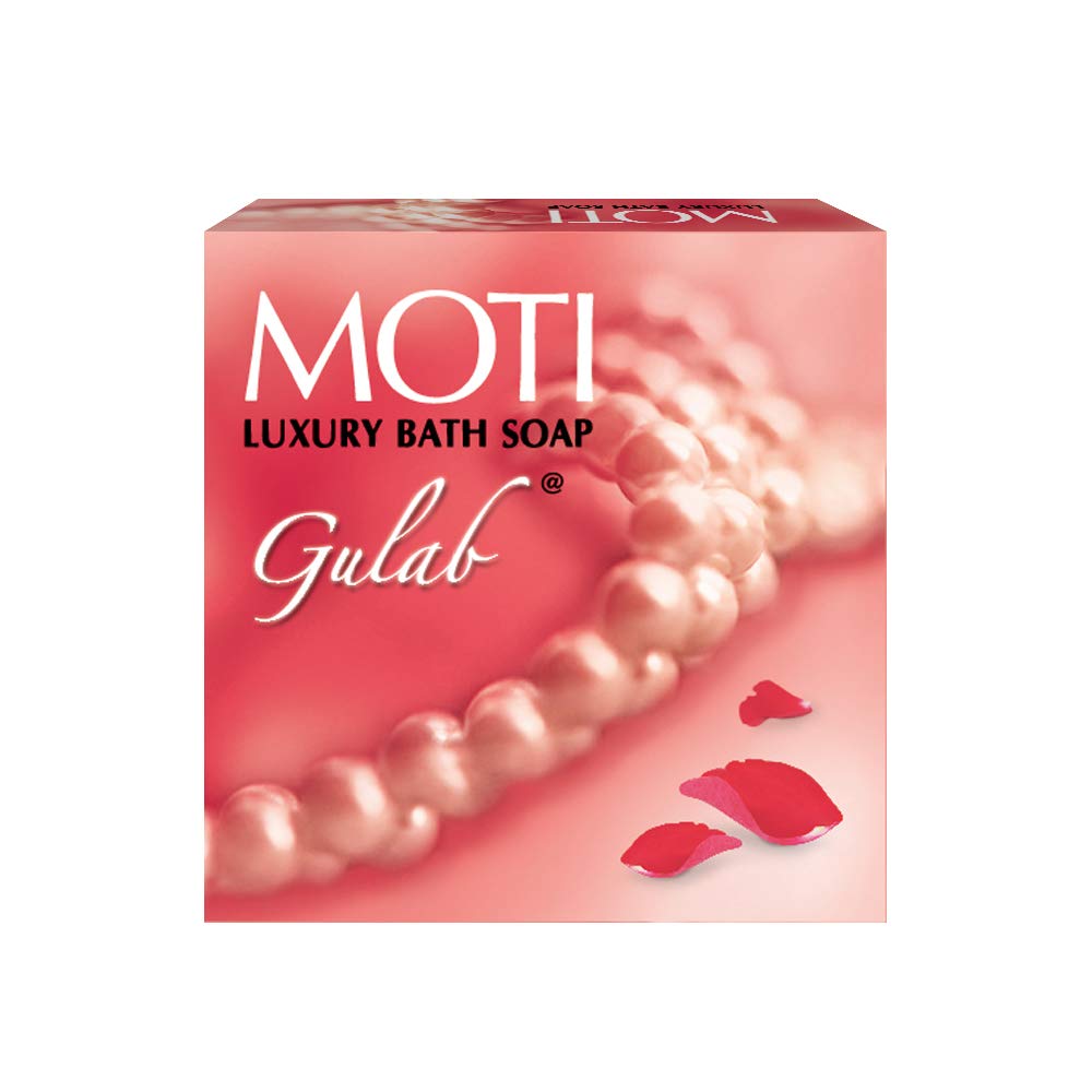 Moti Luxury Bath Soap-Gulab - 150 g