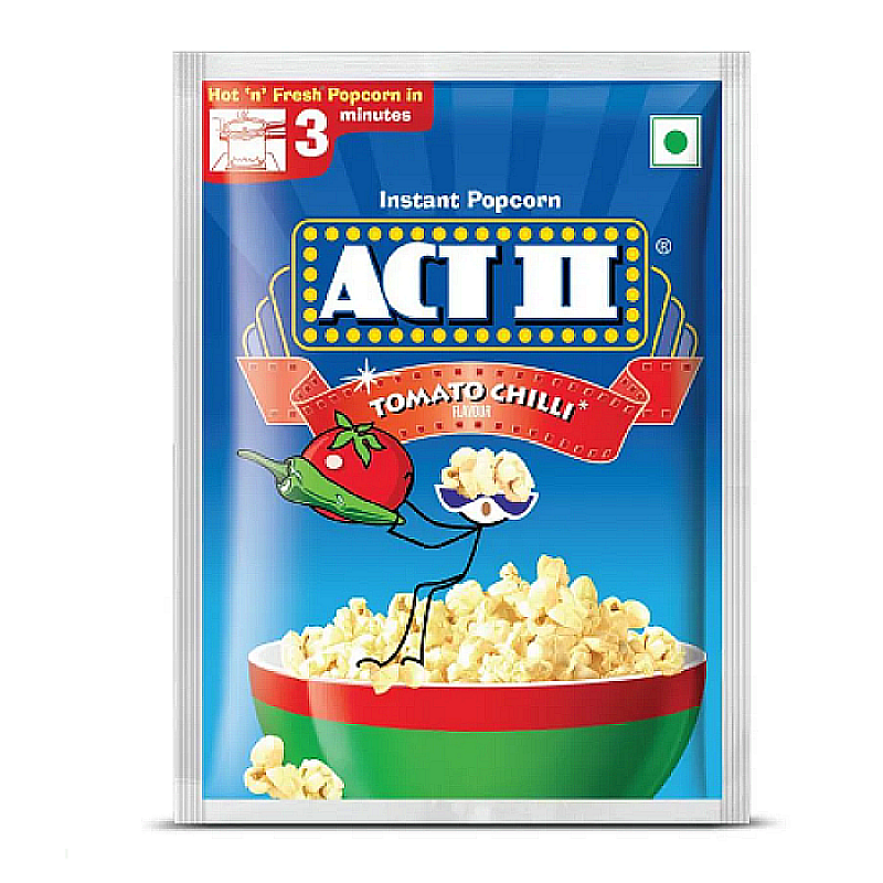 ACT II Tomato Chilli Instant Popcorn - 59 g