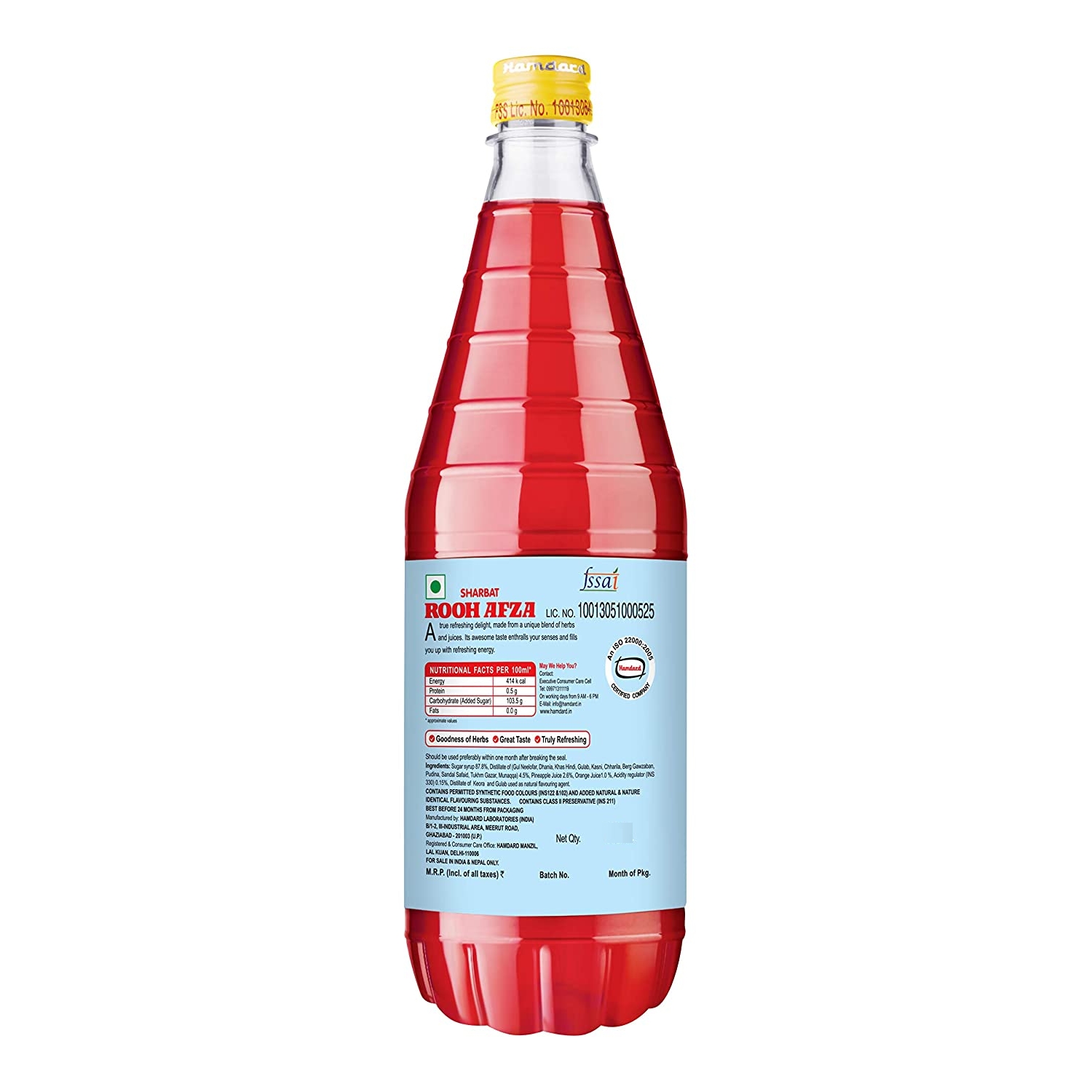 Rooh Afza Sharbat - 750 ml