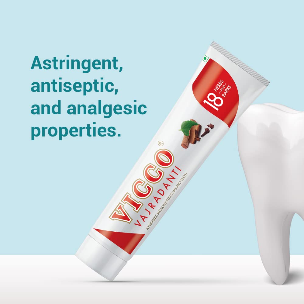 Vicco Vajradanti Ayurvedic Toothpaste - 100 g