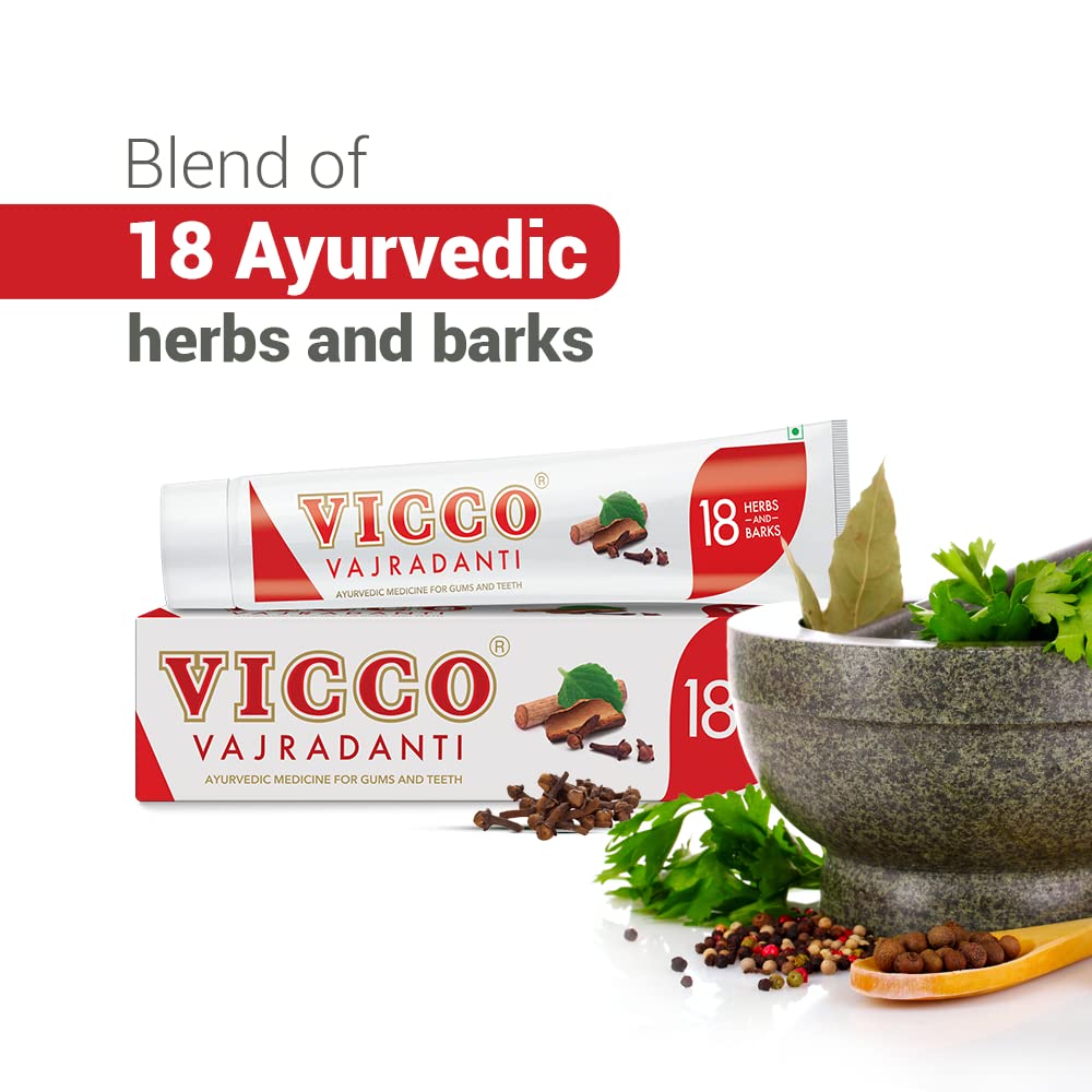 Vicco Vajradanti Ayurvedic Toothpaste - 100 g