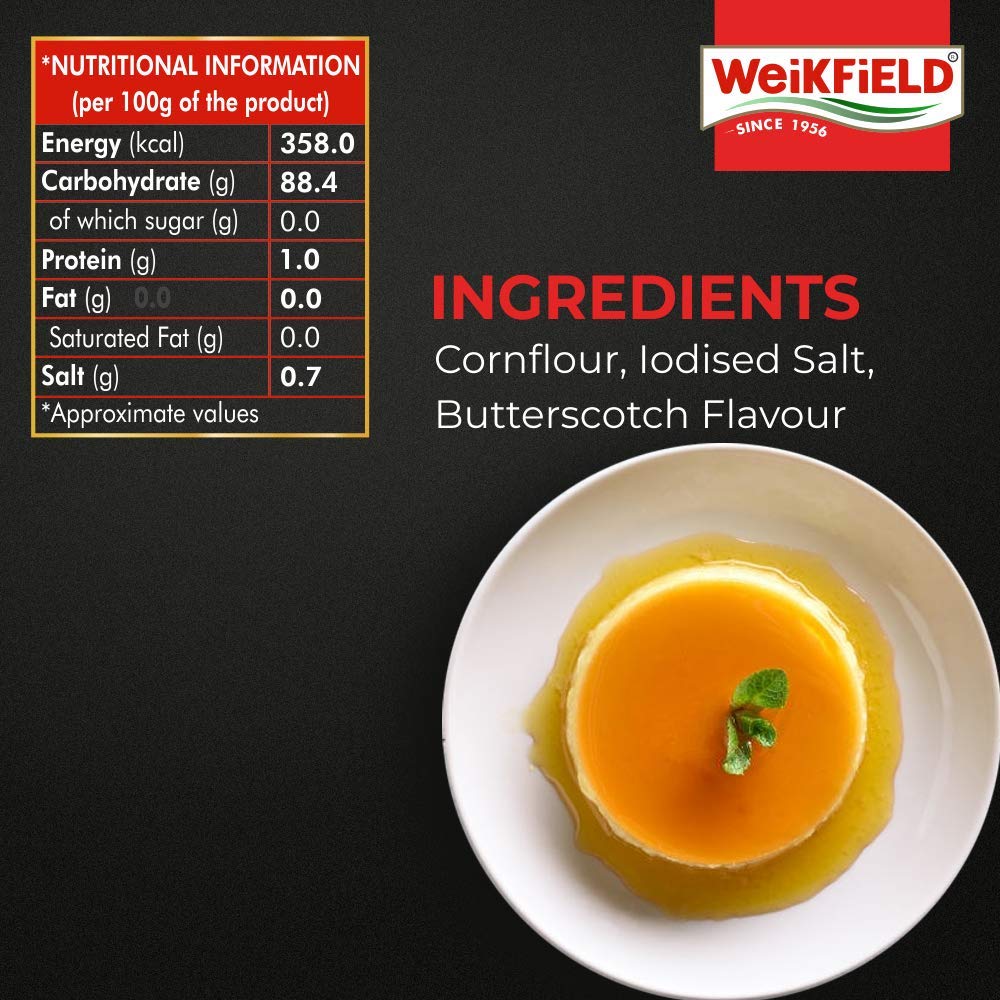 Weikfield Custard Powder - Butterscotch - 75g