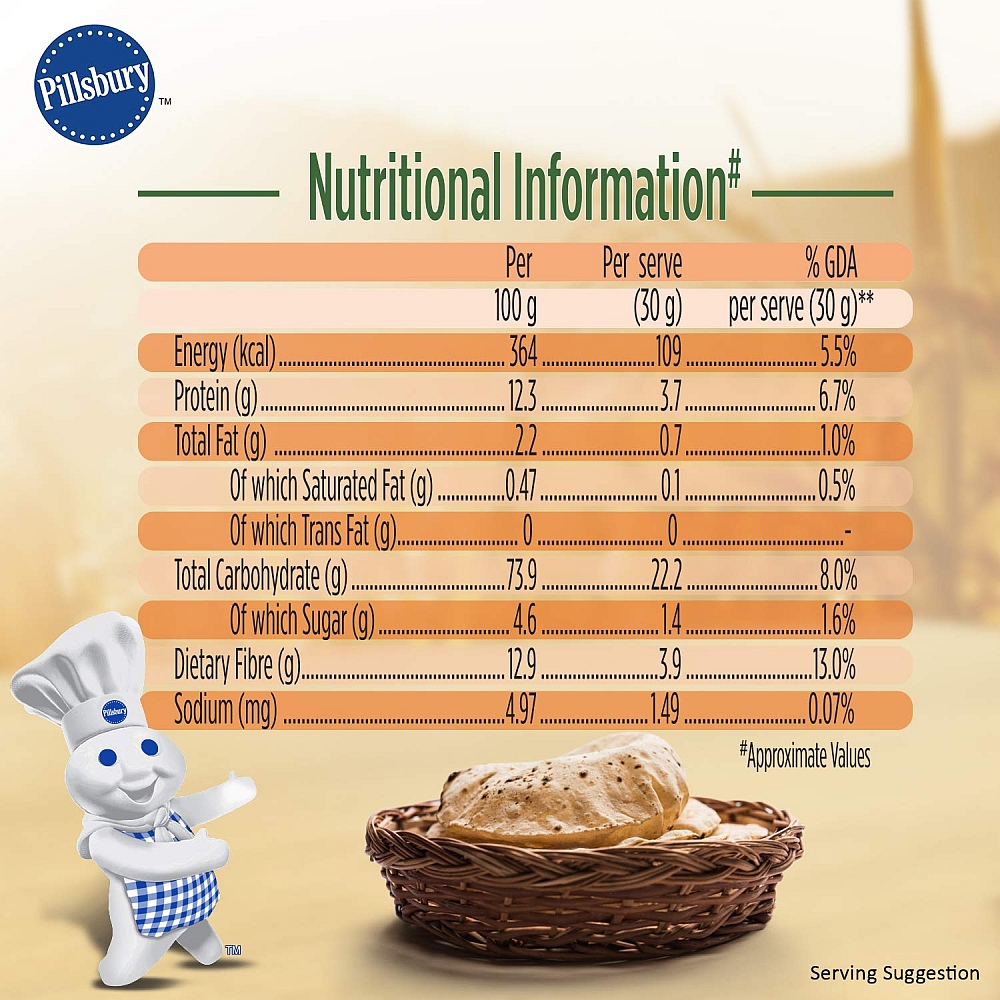 Pillsbury Chakki Fresh Atta - 5 kg