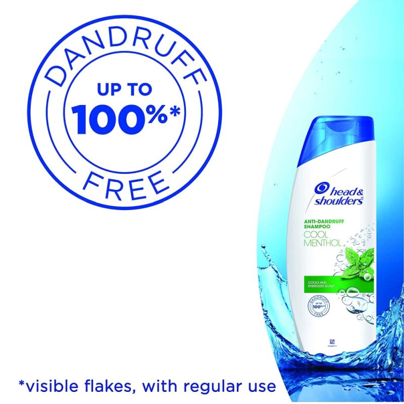 Head & Shoulders Cool Menthol Anti-Dandruff Shampoo - 180 ml