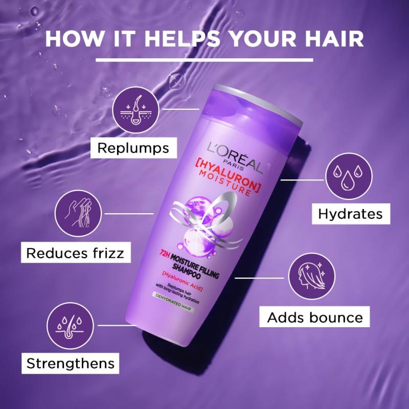 L'Oreal Paris Hyaluron Moisture Shampoo - 180 ml