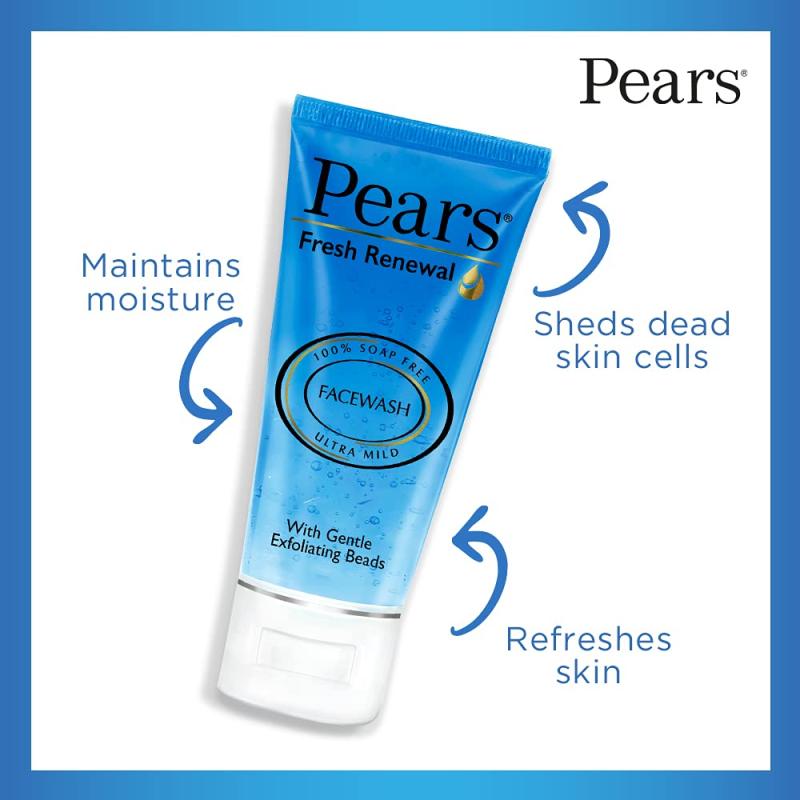 Pears Fresh Renewal Face Wash - 60 g