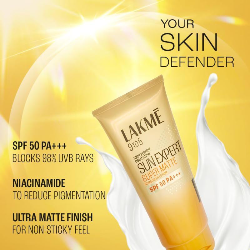 Lakme Sun Expert SPF 50+++ Matte Sunscreen Lotion - 50 ml