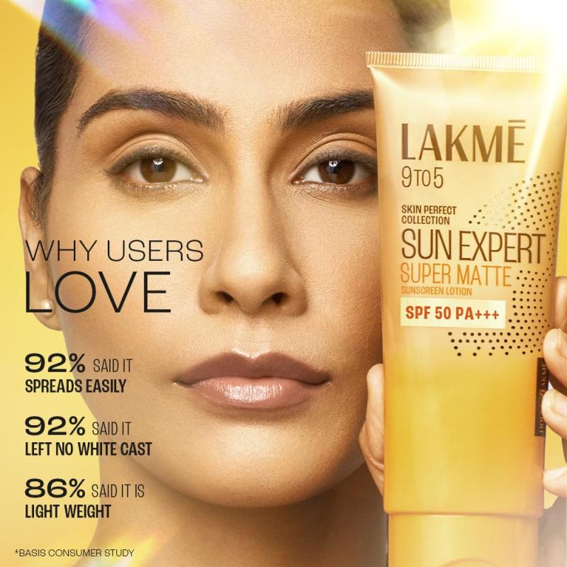 Lakme Sun Expert SPF 50+++ Matte Sunscreen Lotion - 50 ml