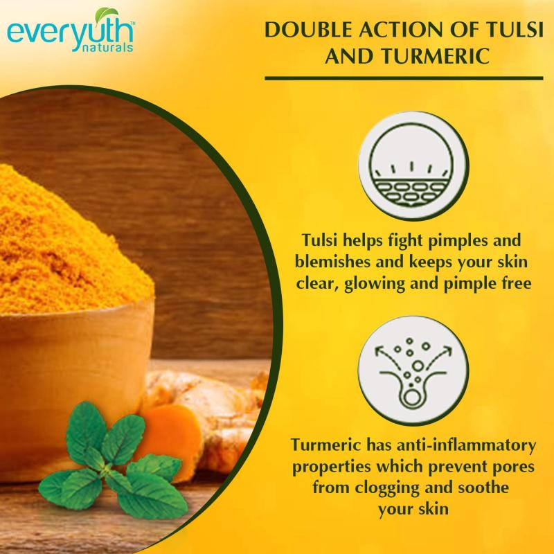 Everyuth Tulsi Turmeric Face Wash - 150 g