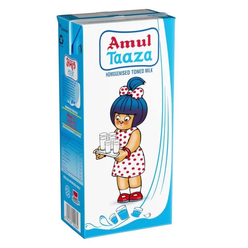 Amul Taaza Toned Milk - 200 ml