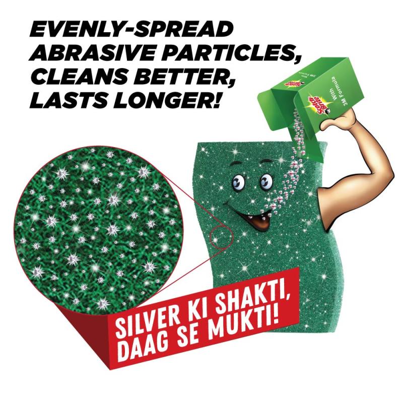 Scotch Brite Silver Spark Scrub Pad - 1 pcs