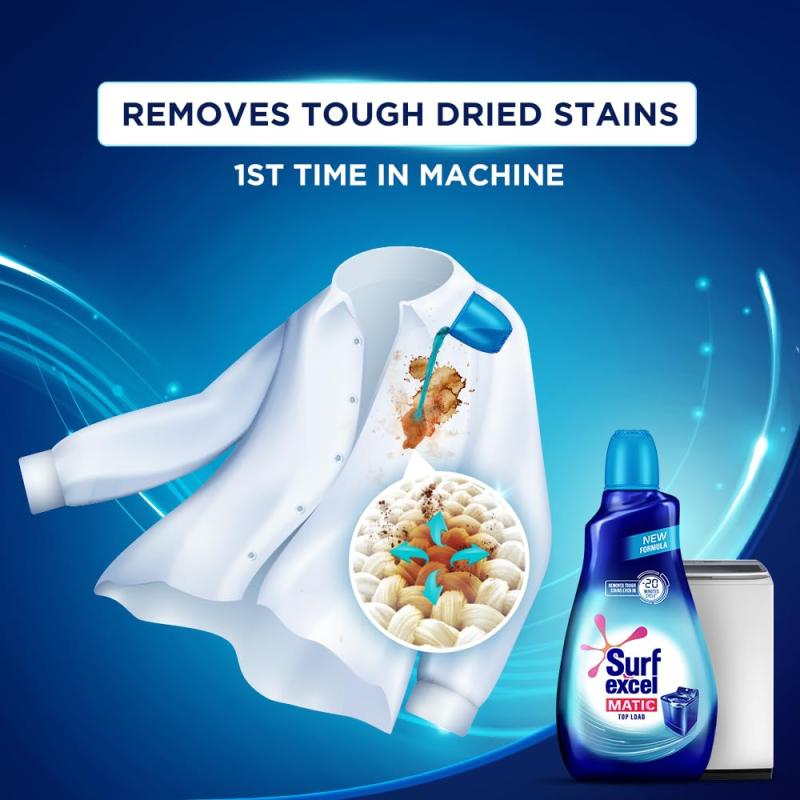 Surf Excel Matic Top Load Liquid  Detergent - 500 ml