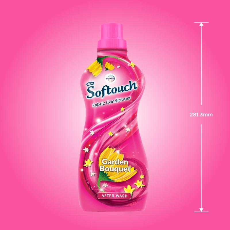 Wipro Softouch Fabric Conditioner-Garden Bouquet - 860 ml