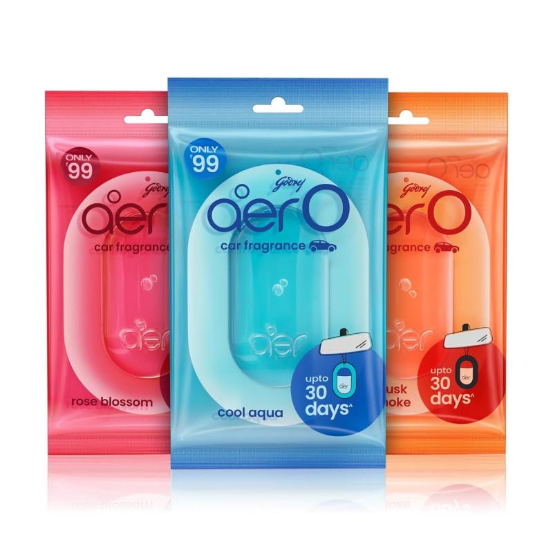 Godrej Aer O Car Fragrance - Cool Aqua - 7.5 g